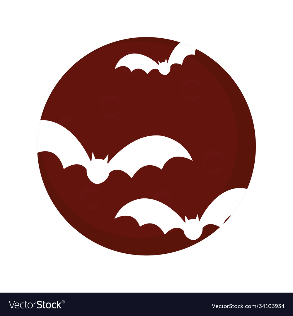 Isolated moon dark Royalty Free Vector Image - VectorStock
