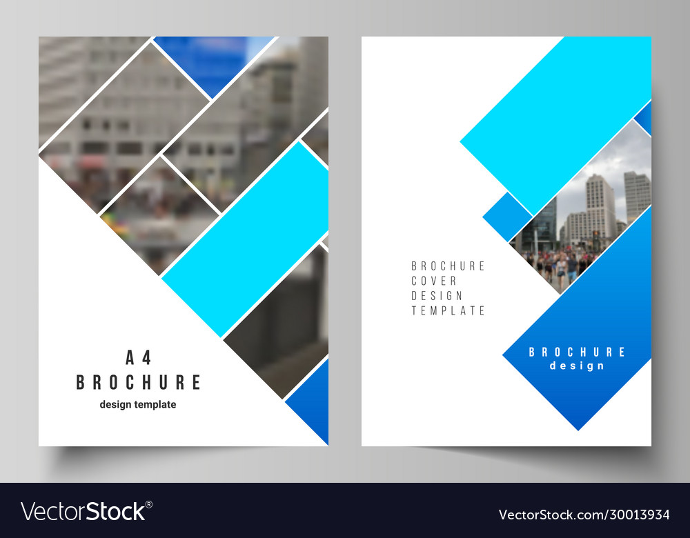 Layout a4 format modern cover Royalty Free Vector Image