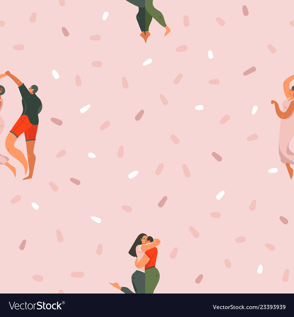 Hand Drawn Abstract Cartoon Modern Graphic Vector Image