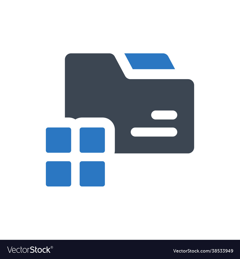 File manager icon Royalty Free Vector Image - VectorStock