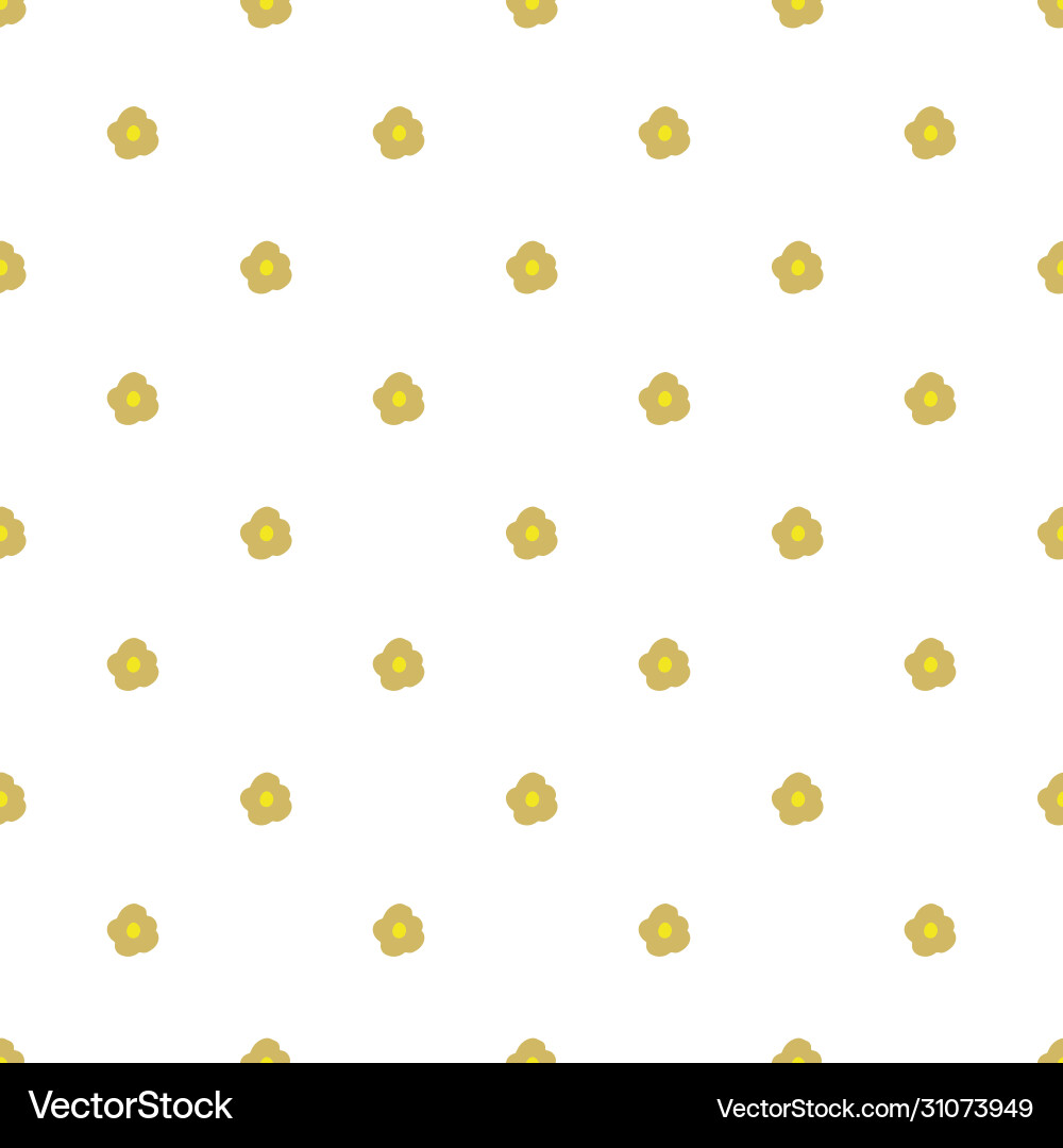 Flowers seamless pattern Royalty Free Vector Image