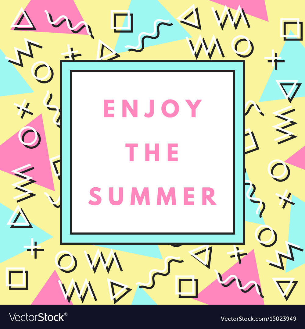 Summer greeting card