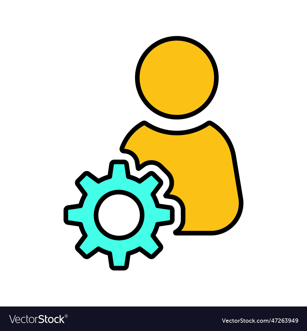 User management sign icon