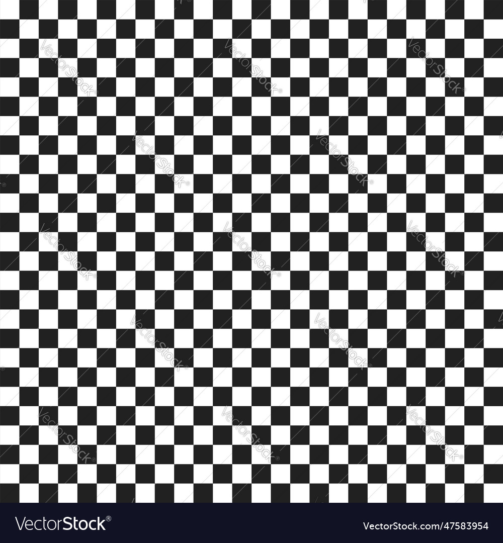 Black white checkerboard seamless pattern Vector Image