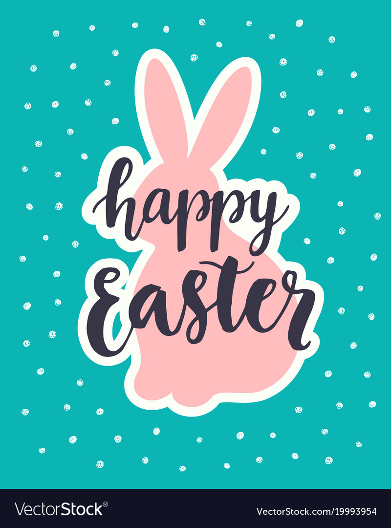 Happy easter banner background template Royalty Free Vector