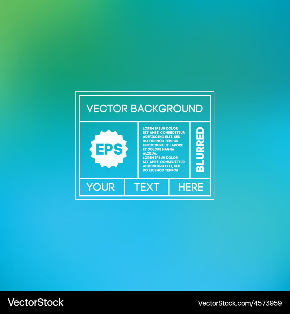 Blurred background Royalty Free Vector Image - VectorStock