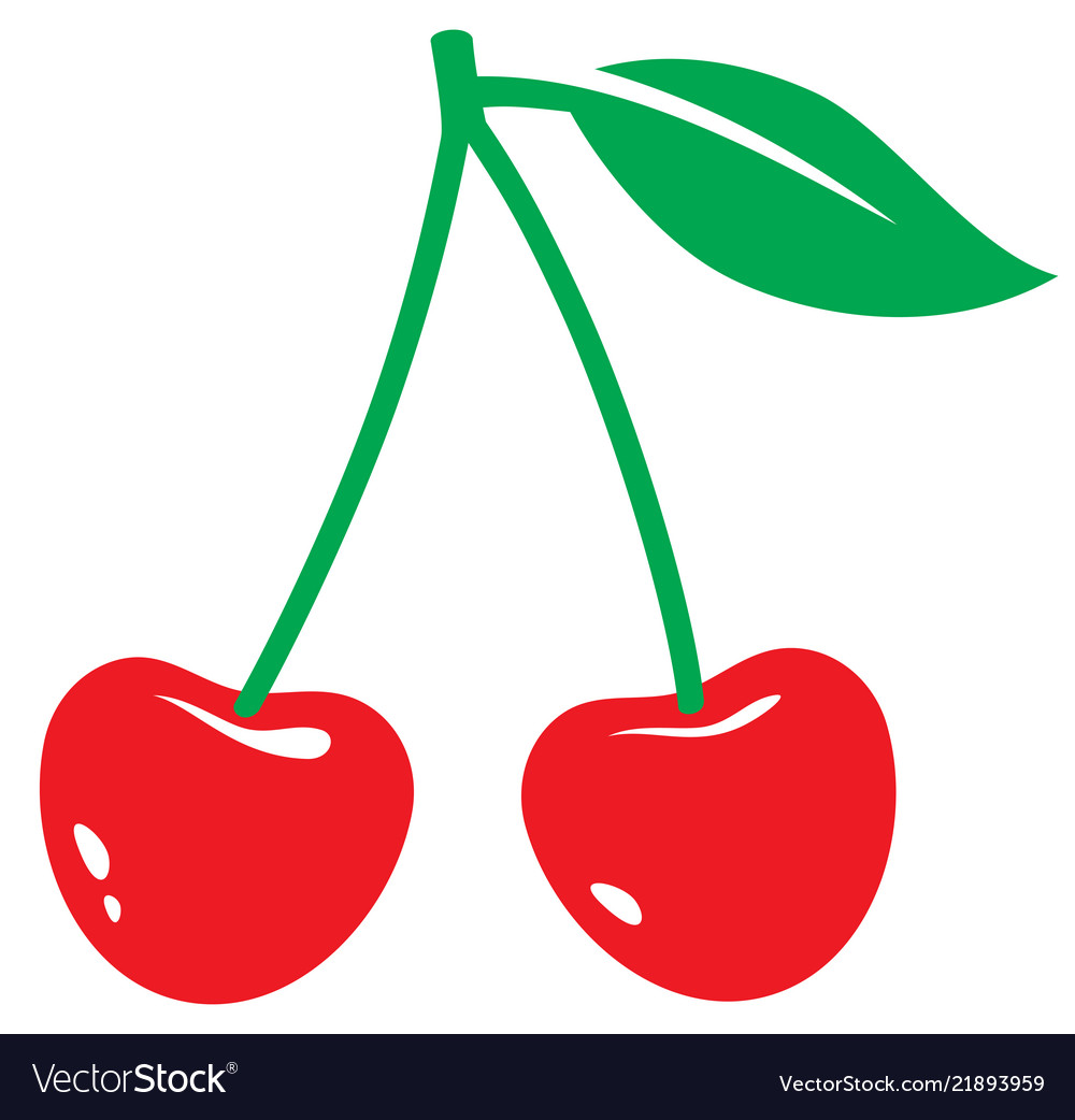 Cherry Royalty Free Vector Image - VectorStock