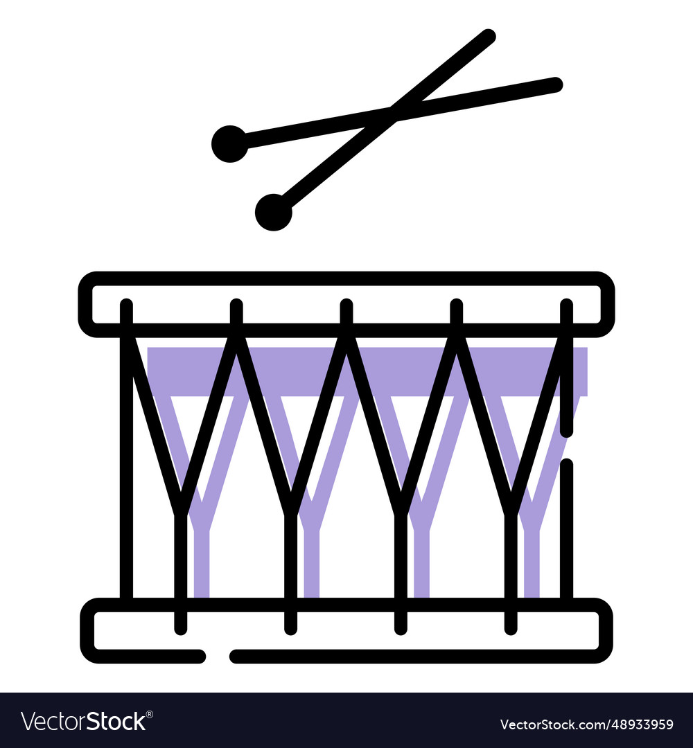 Music snare drums instrument icon