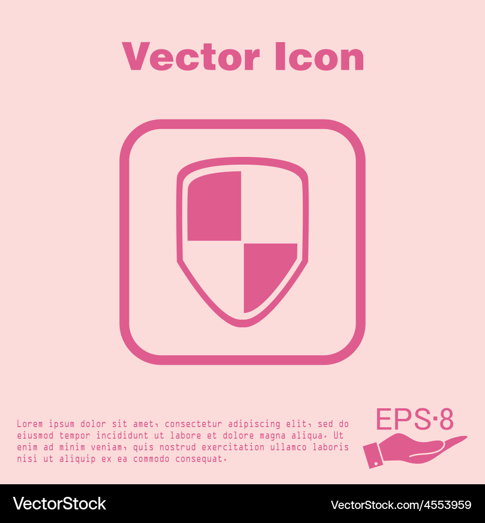 Protect shield icon Royalty Free Vector Image - VectorStock