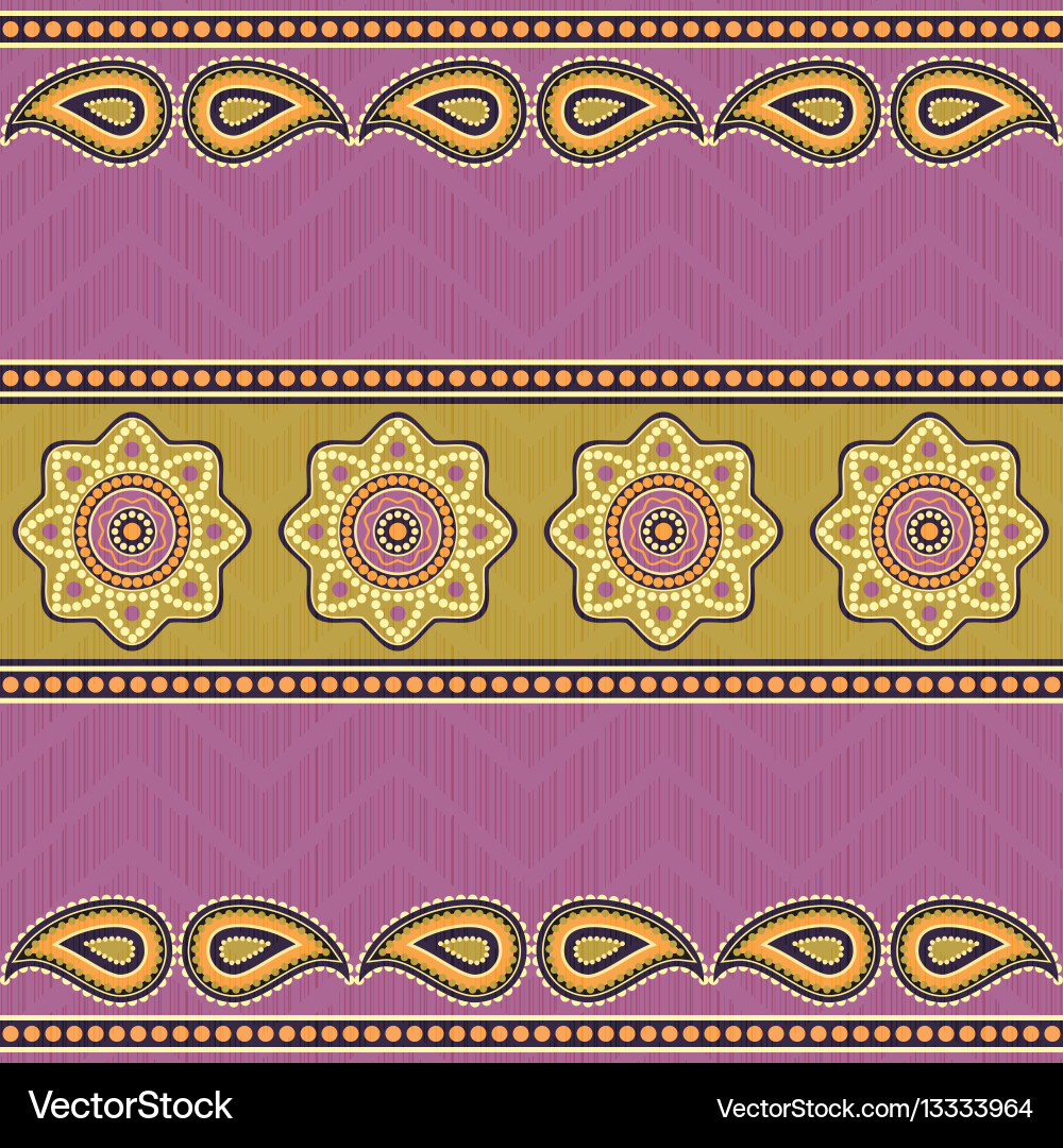 Ethnic textile pattern Royalty Free Vector Image