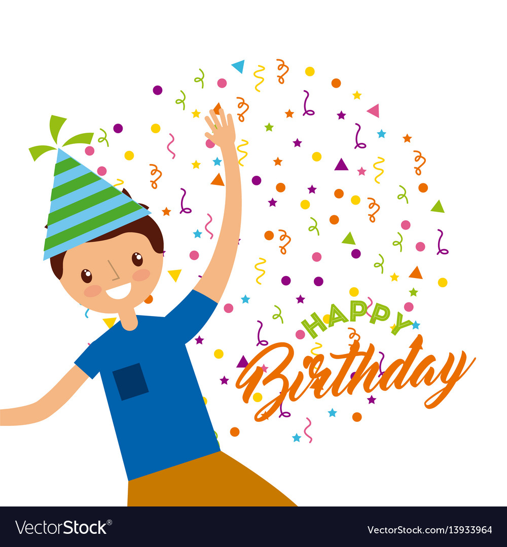 Happy birthday design Royalty Free Vector Image