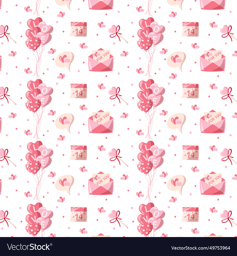 Seamless pattern in cartoon style trendy modern