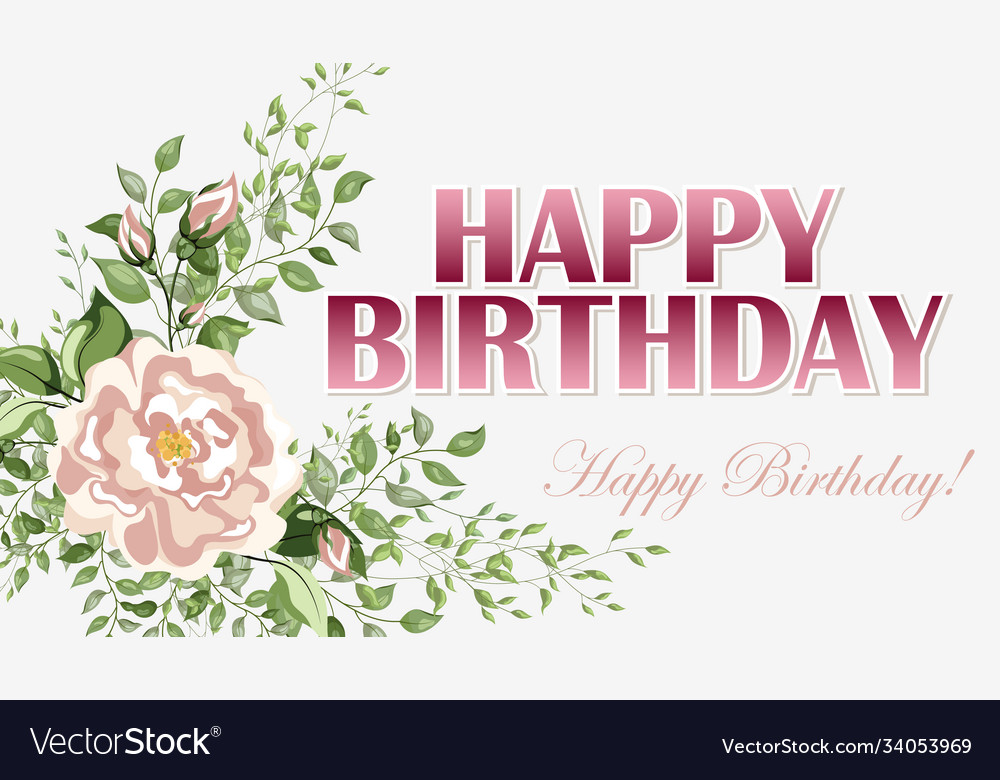 Happy birthday banner Royalty Free Vector Image