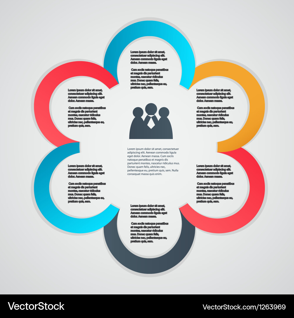 Infographic template Royalty Free Vector Image