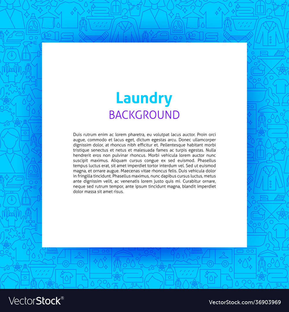 Laundry paper template