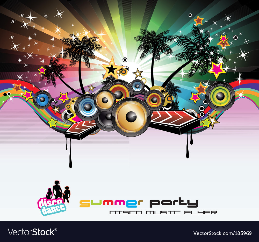 music flyers royalty free vector image vectorstock flyers music