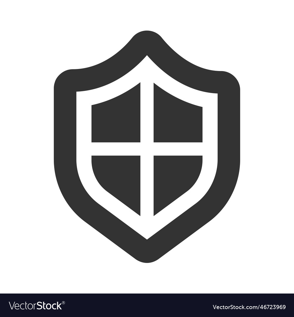 Security defense icon Royalty Free Vector Image