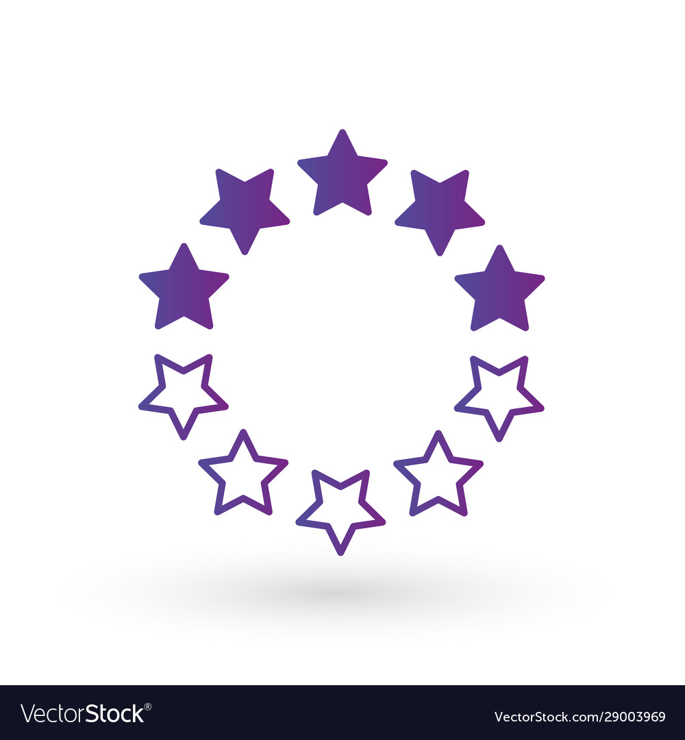 Shape 5. Сиреневый фон со звездами.