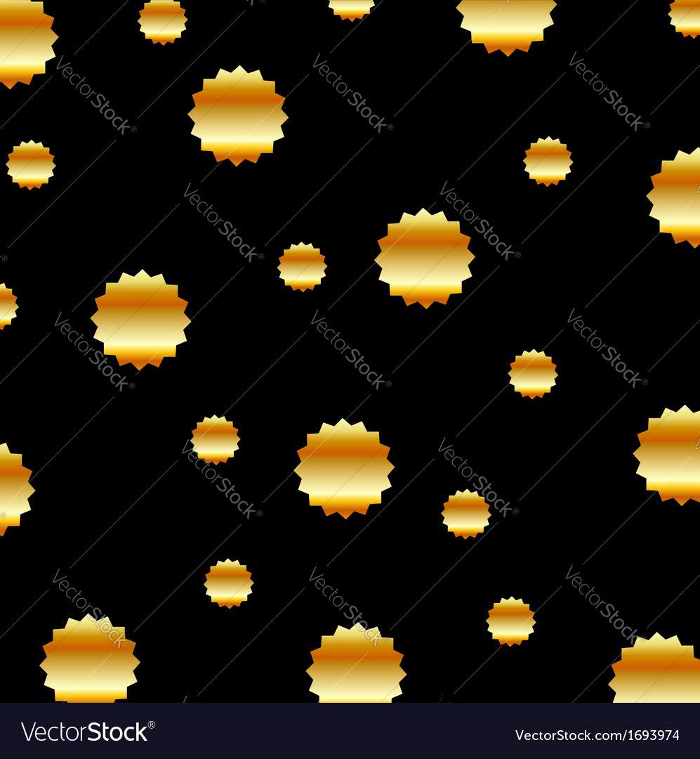 Background with golden stars