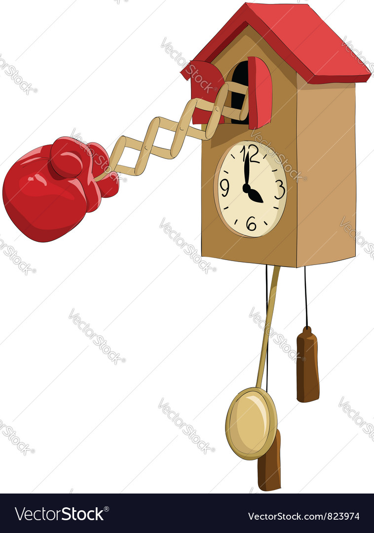 Cuckoo clock Royalty Free Vector Image - VectorStock