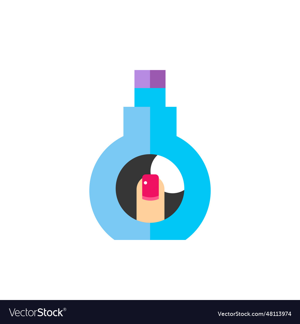 Nail polish remover bottle icon