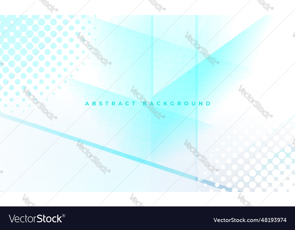 White and turquoise modern abstract background