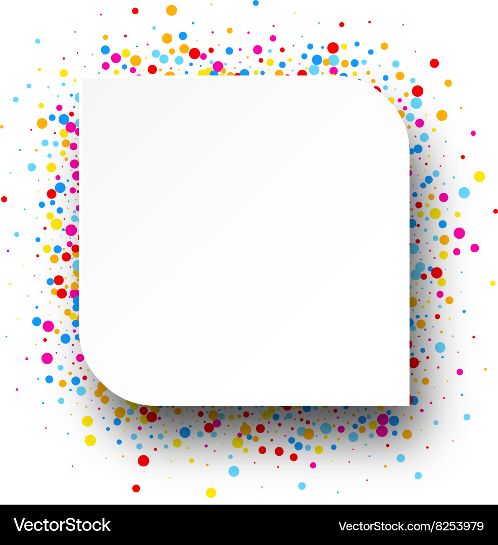 Background with color drops Royalty Free Vector Image