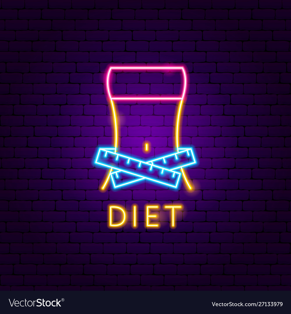 Diet Neon Label