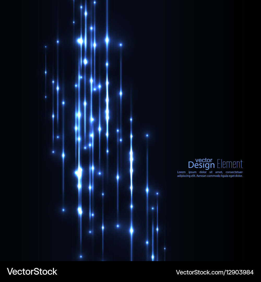 Abstract background with glowing rays Royalty Free Vector