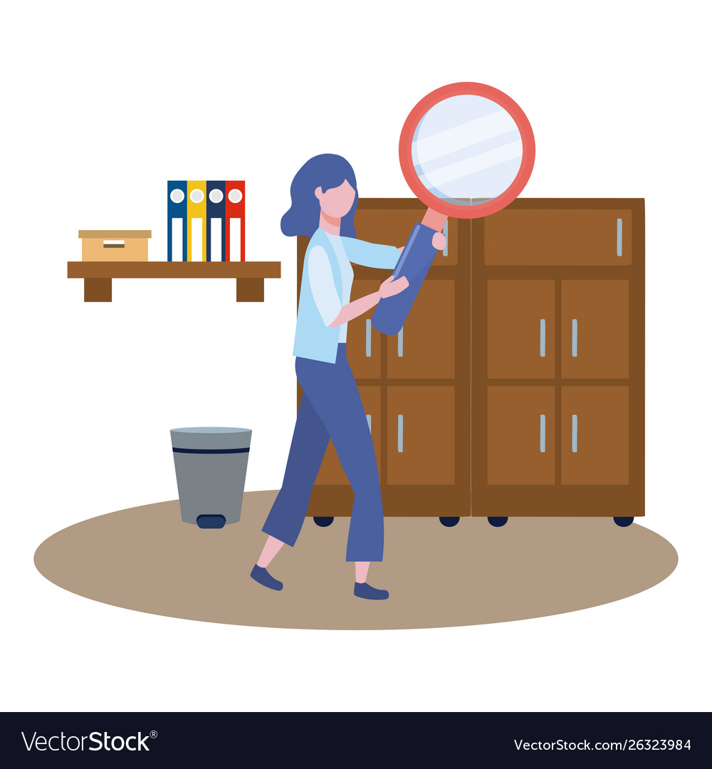 Businesswoman avatar cartoon design