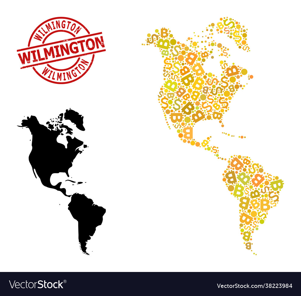 Distress wilmington badge mit geld und btc gold