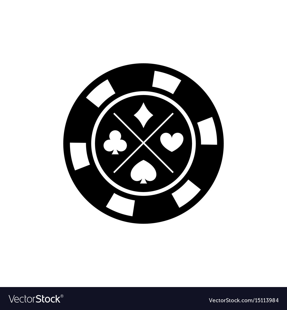 Poker chip for casino games chips Royalty Free Vector Image