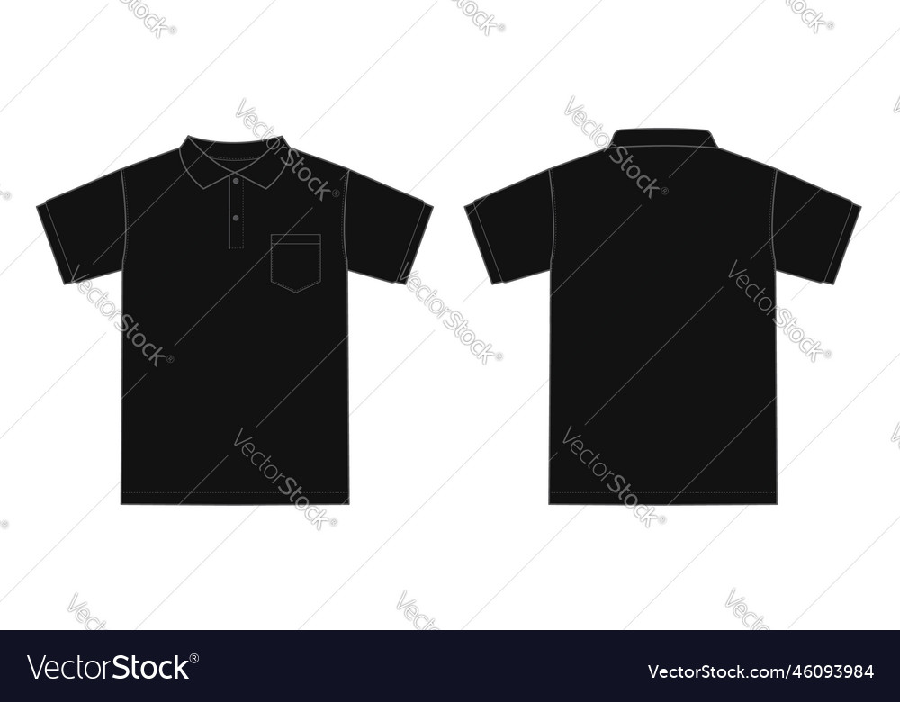 Polo Shirt Royalty Free Vector Image VectorStock Polo Shirt Vector 46093984