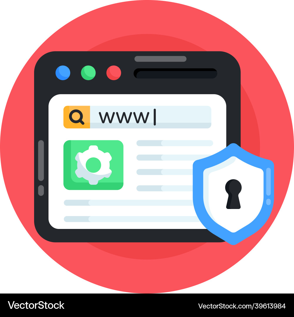 Web security Royalty Free Vector Image - VectorStock