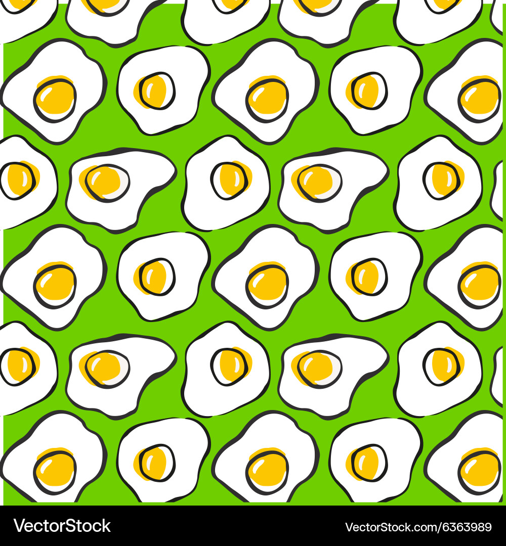 Breakfast scrambled eggs Royalty Free Vector Image