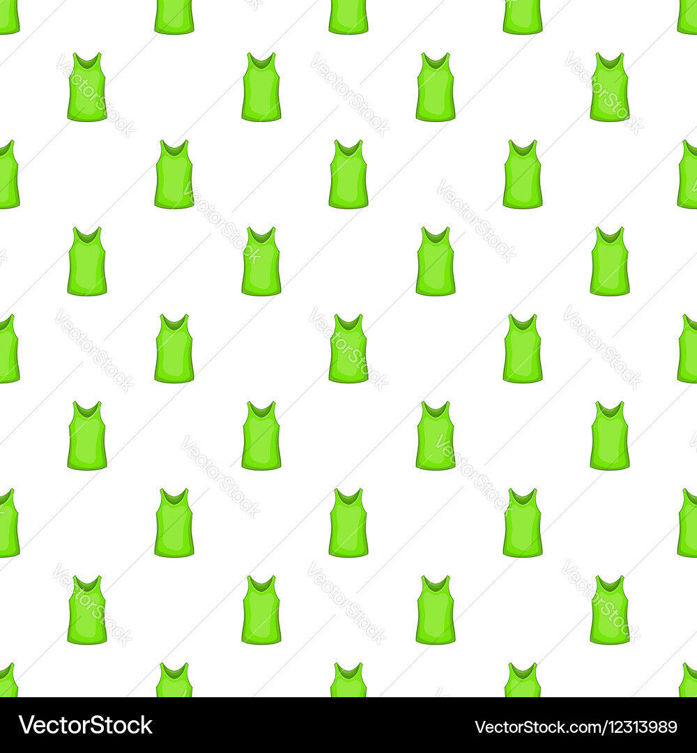 Green men t-shirt pattern cartoon style Royalty Free Vector