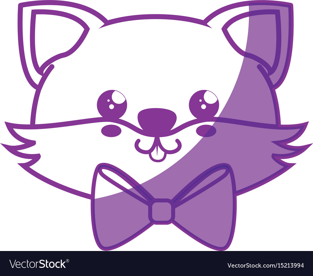 Fox kawaii cartoon Royalty Free Vector Image - VectorStock