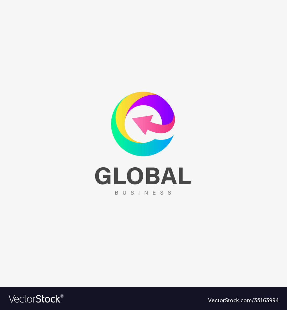 Global Business Logo Icon Design