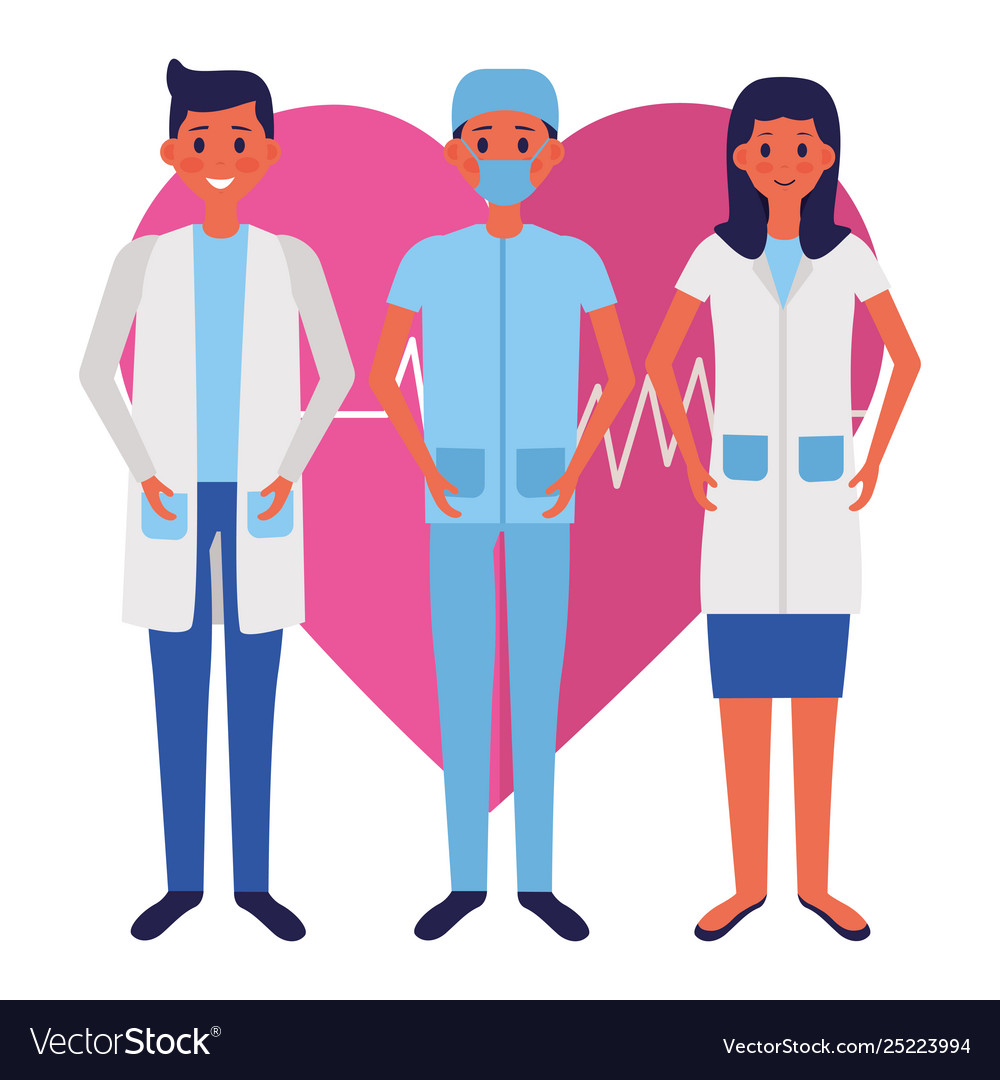 Medical people characters Royalty Free Vector Image