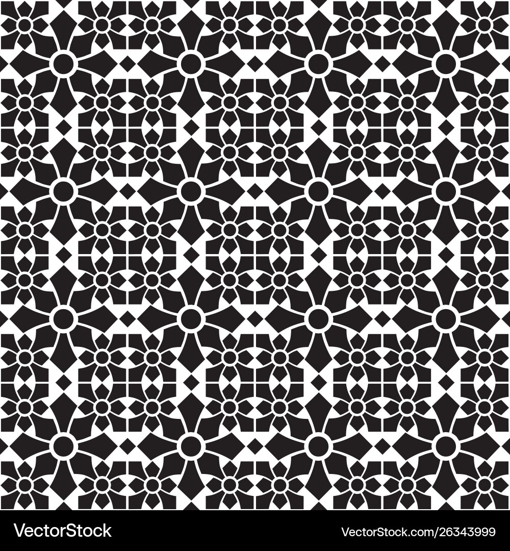 Abstract seamless geometric pattern background Vector Image