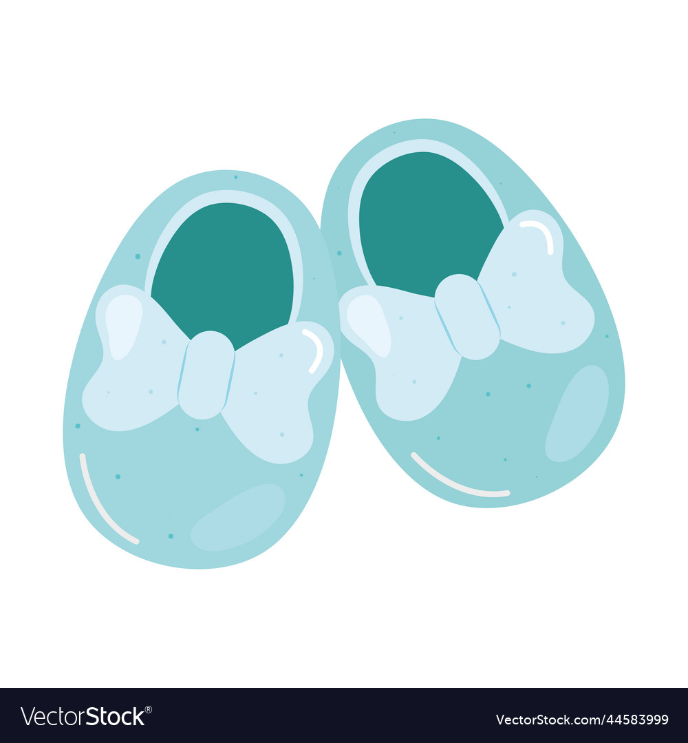 Baby shoes icon Royalty Free Vector Image VectorStock