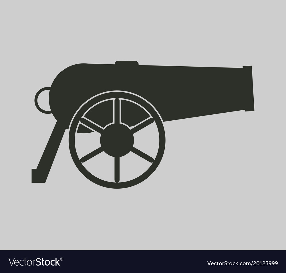 Cannon icon Royalty Free Vector Image - VectorStock