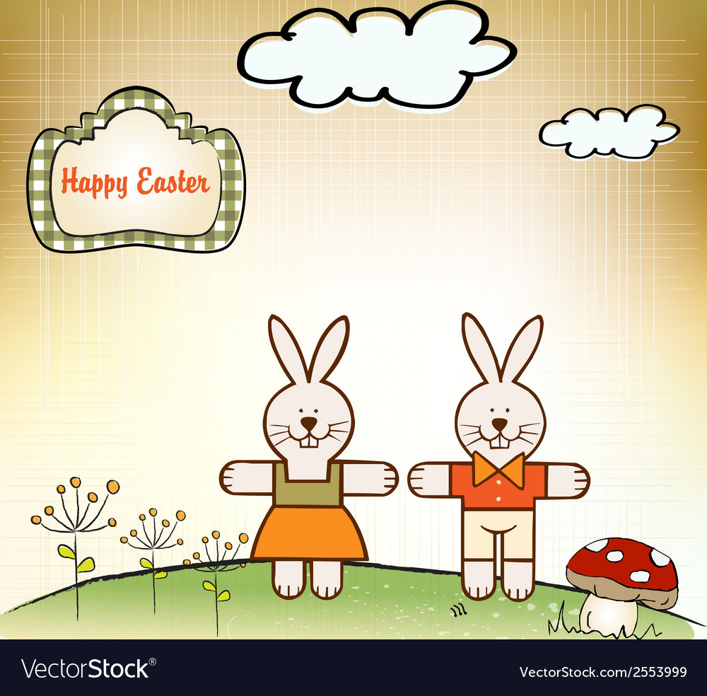 Easter greetings card