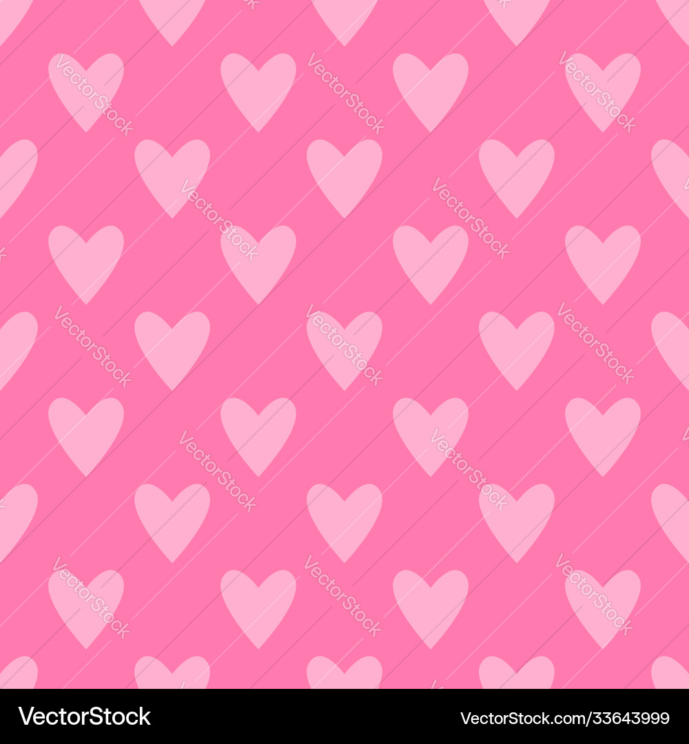 Seamless hearts pattern Royalty Free Vector Image
