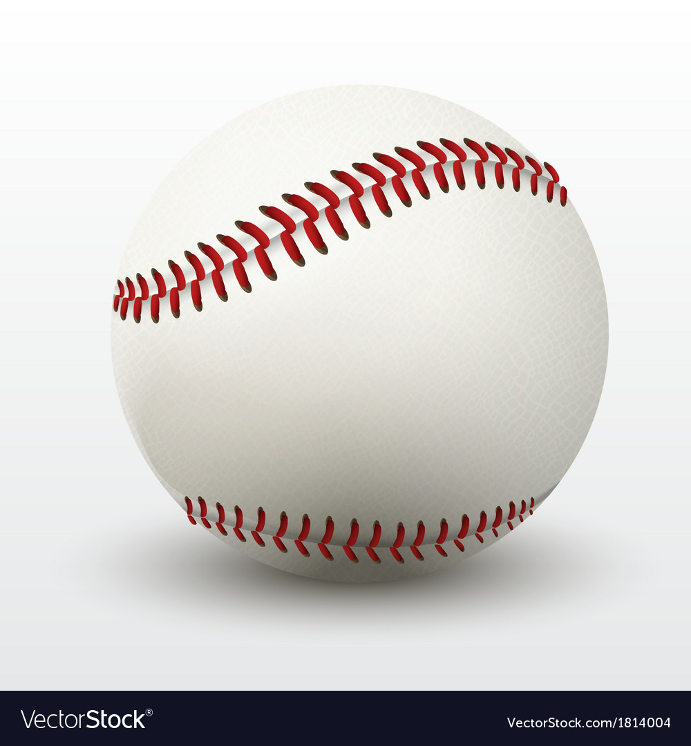 Baseball leather ball