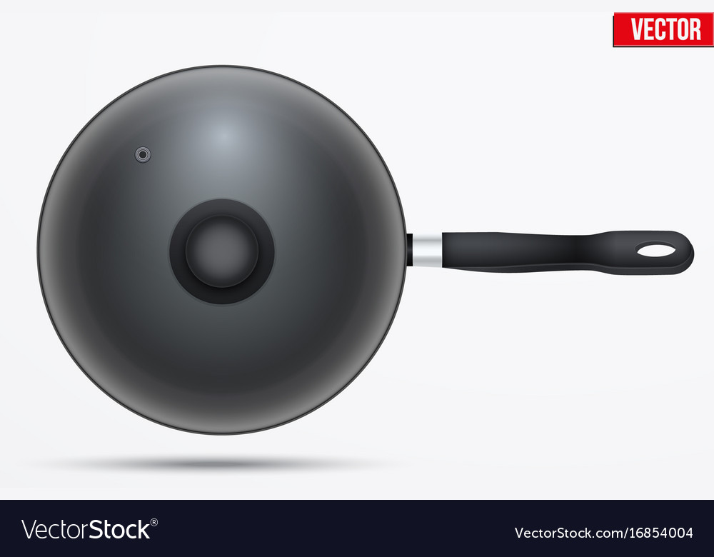 Classic metal black non-stick frying pan