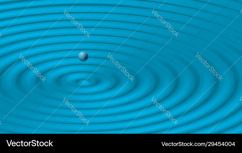 Rippled Blue Background For Banner Poster Flyer Vector Image