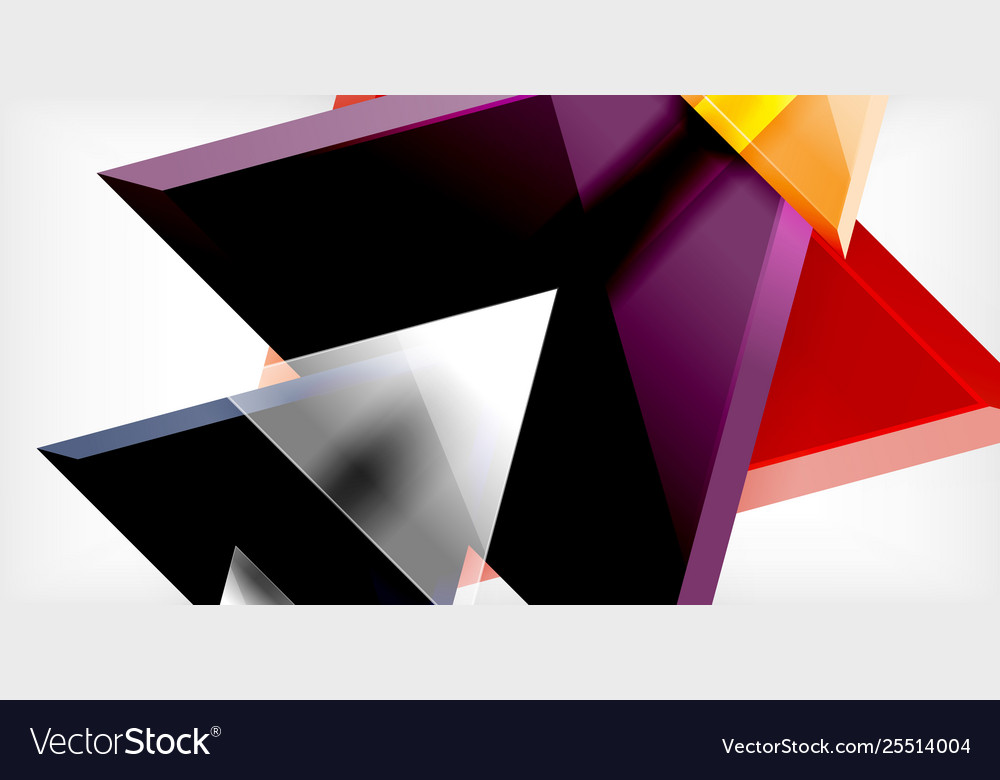 Triangle abstract background