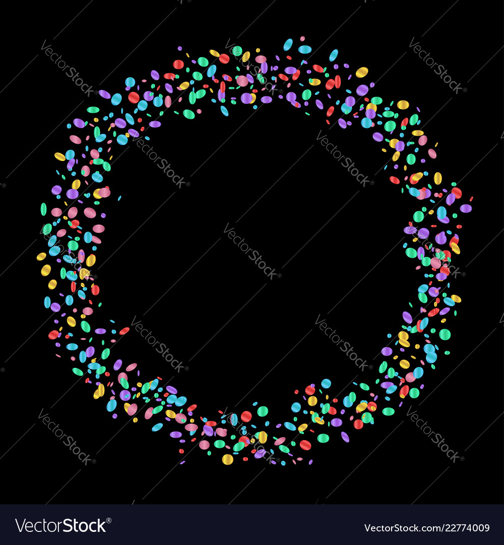 Colorful confetti background