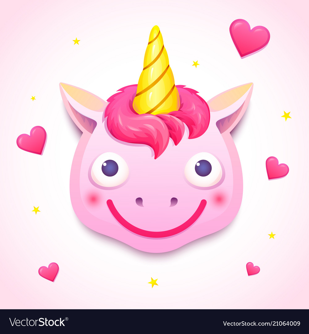 Emoji unicorn face